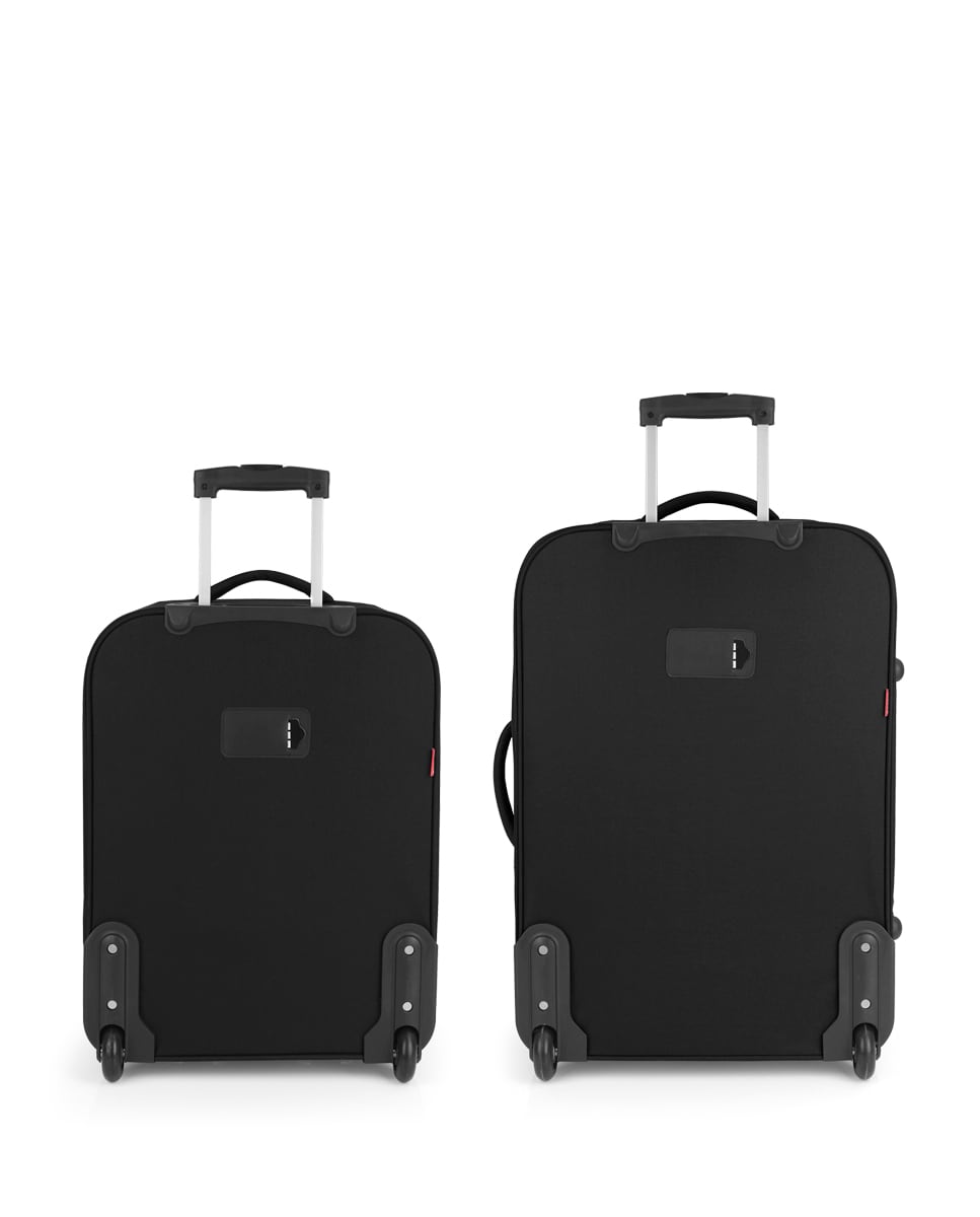 Conjunto de Malas (cabine e Média) Expansíveis Orbit Macias com Capacidade de 113 L Preto-3