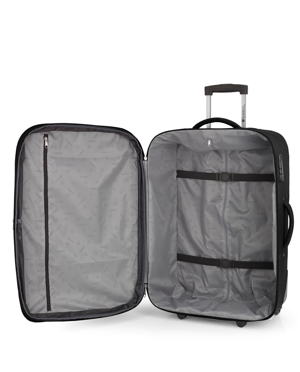 Conjunto de Malas (cabine e Média) Expansíveis Orbit Macias com Capacidade de 113 L Preto-4