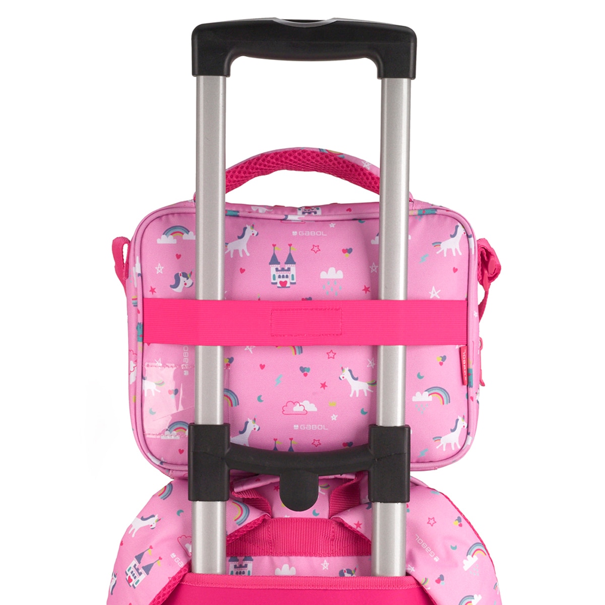 Porta Alimentos Térmico Gabol Rainbow sem Bpa e Resistente À Água Rosa-5