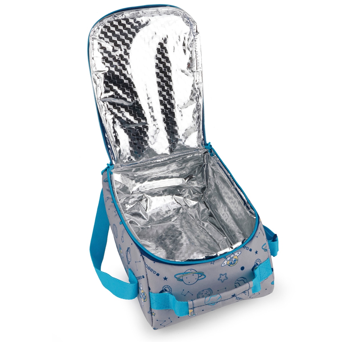 Porta Alimentos Térmico Gabol Space sem Bpa Resistente À Água Cinzento-4