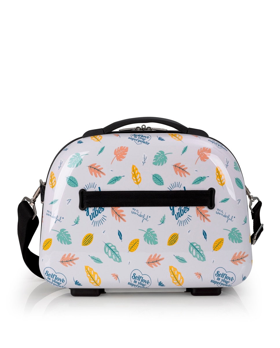 Necessaire Infantil Vibes Rígido com Capacidade de 14 L Branco-3