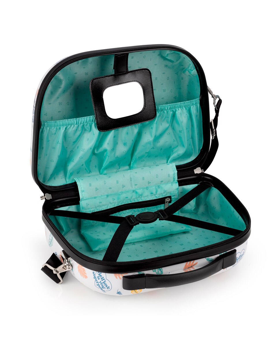 Necessaire Infantil Vibes Rígido com Capacidade de 14 L Branco-4