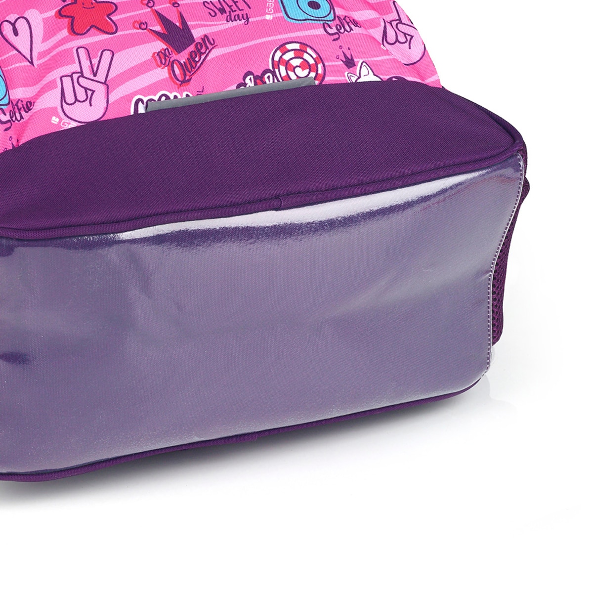 Mochila Adaptável a Carrinho Gabol Sticker com Desenhos e Resistente À Água Fúcsia-5