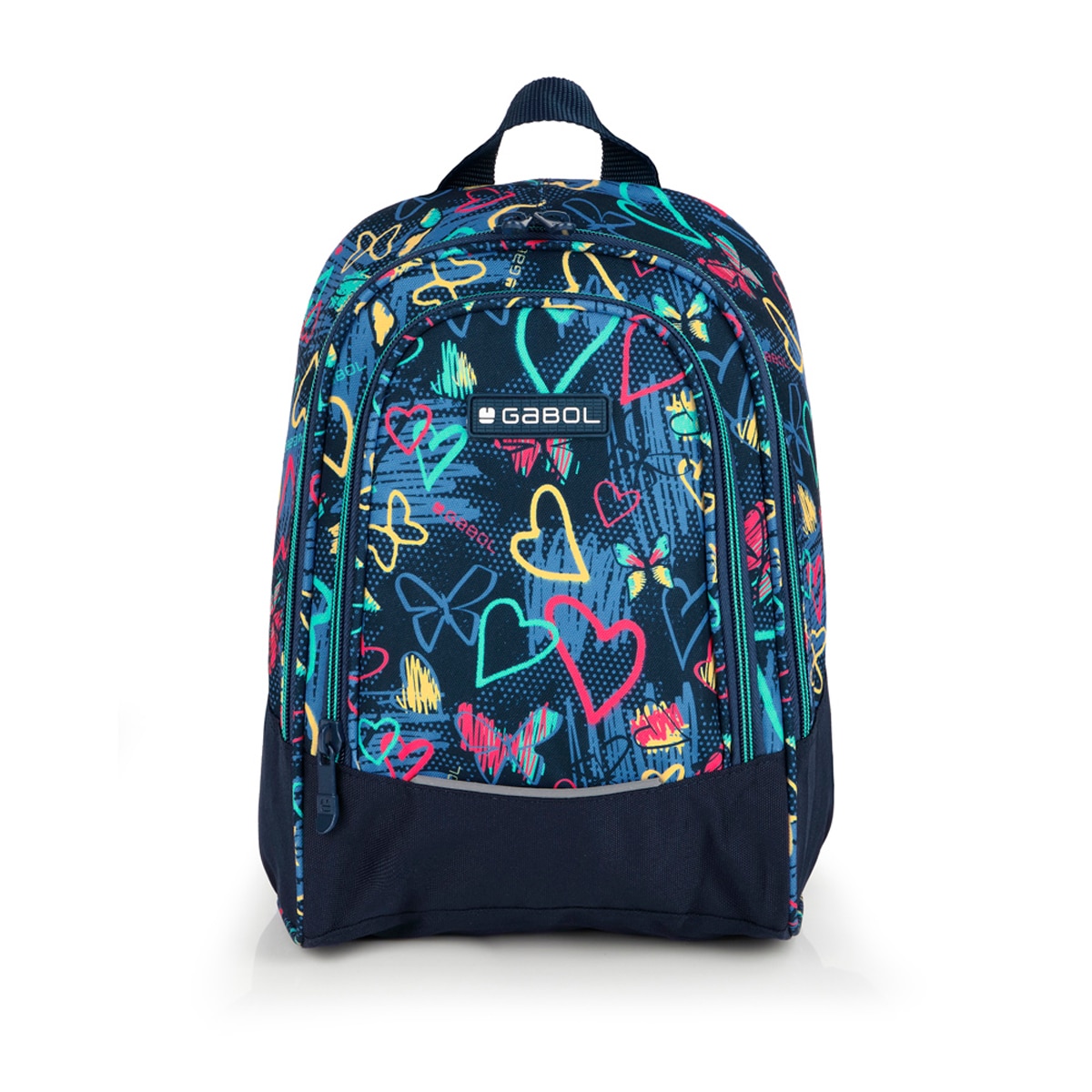 Imagem 0 de Mochila Gabol Tizas com Corações e Resistente À Água