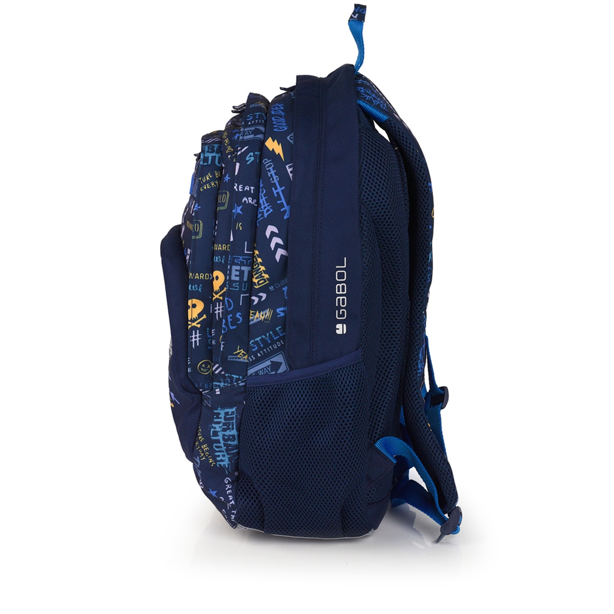 Mochila Gabol Skull Azul e Impermeável Azul-marinho-2