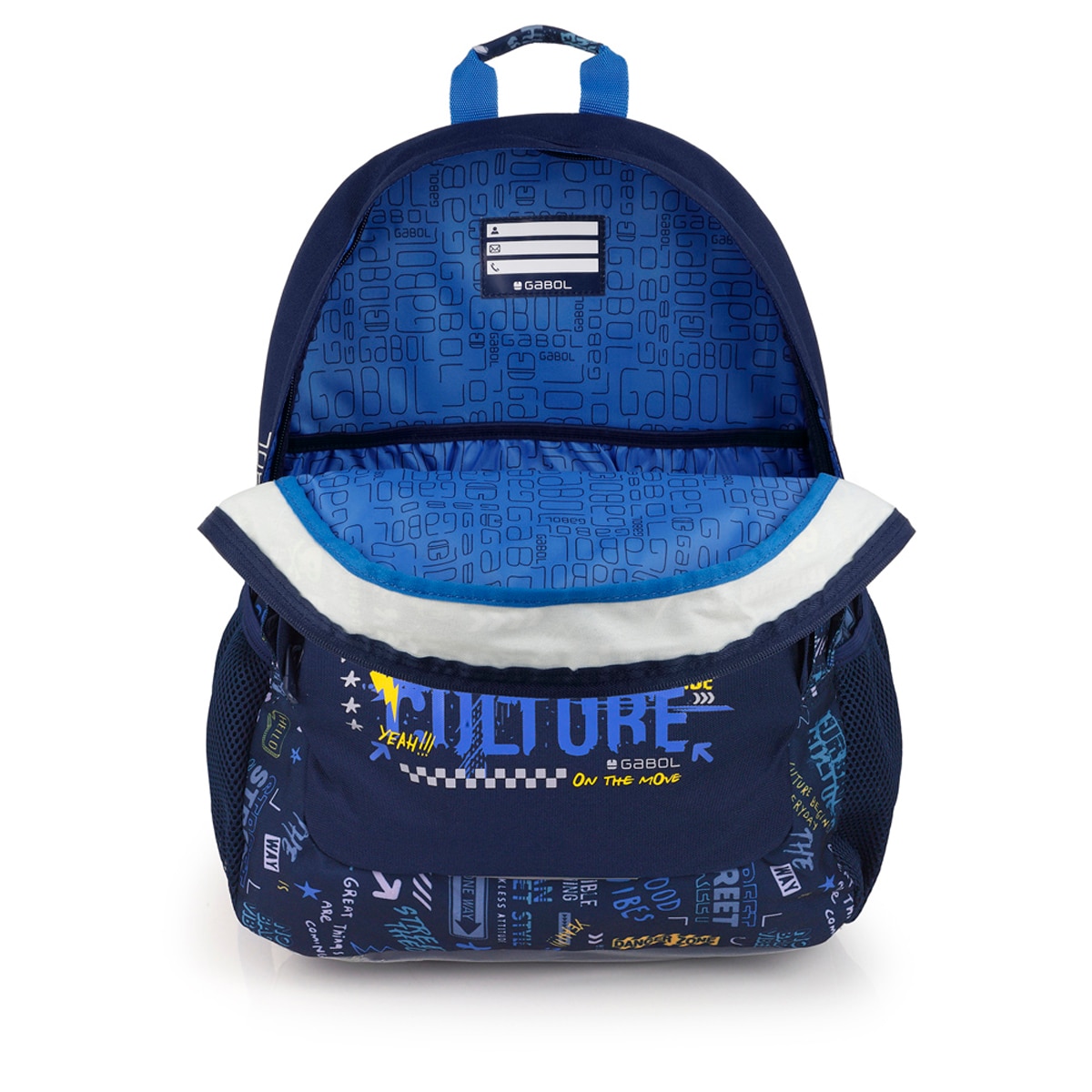 Mochila Gabol Skull Azul e Impermeável Azul-marinho-4