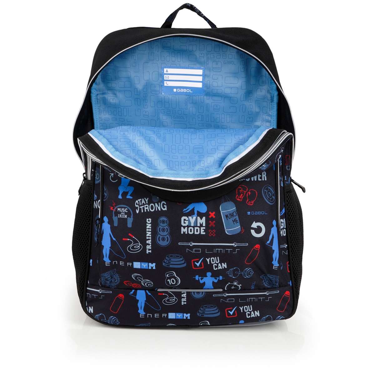 Mochila Adaptável a Carro Gabol Training Preta e Resistente À Água Preto-4