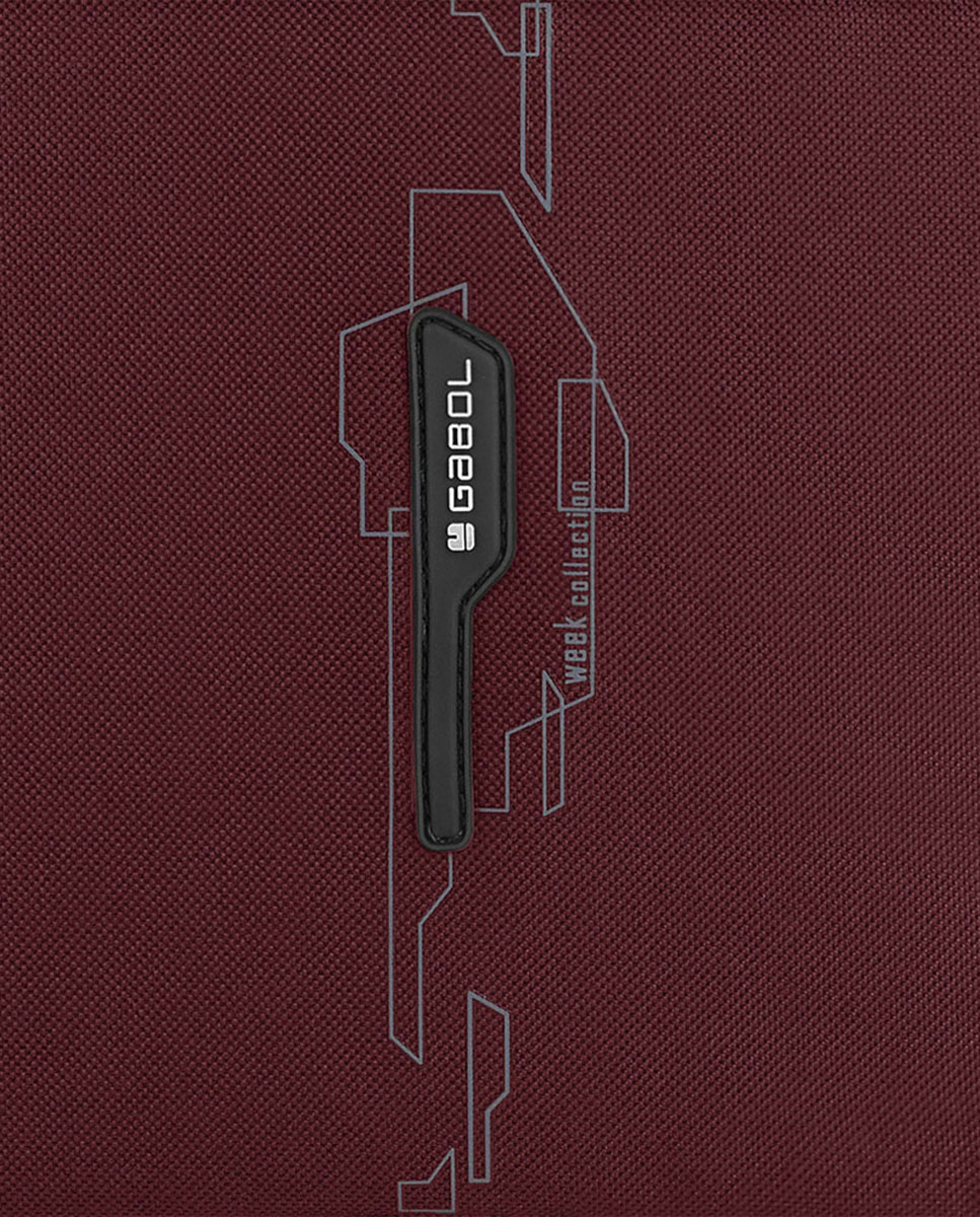 Mala de Viagem Week Eco com Capacidade de 27 L Bordeaux-3