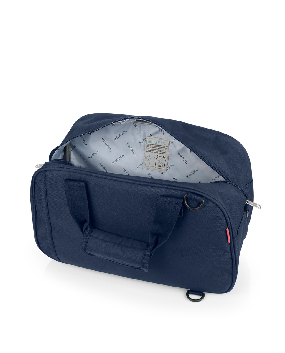 Mala de Viagem de Cabine Week Eco com Material Reciclado Azul-marinho-4