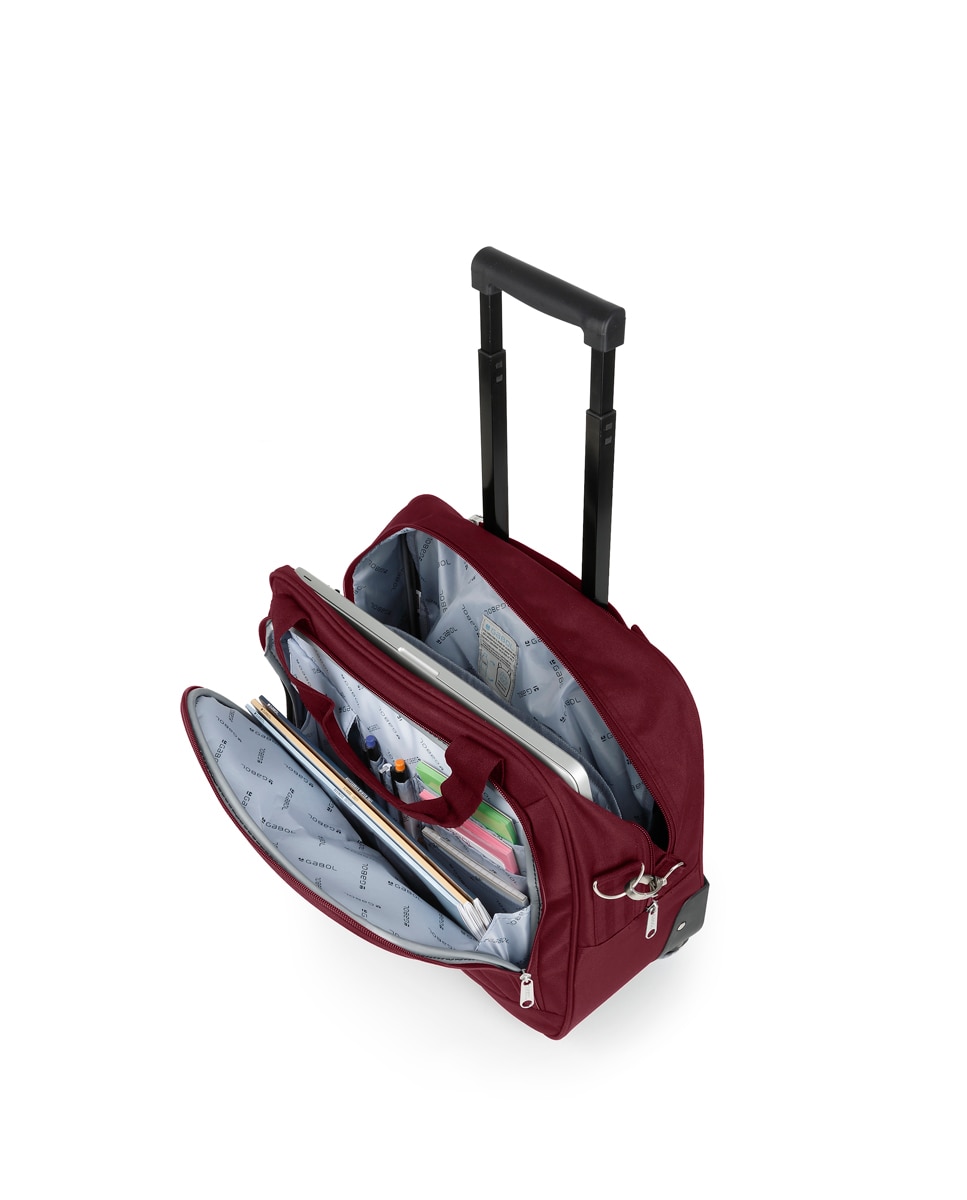 Mala com Rodas Week Eco com Capacidade de 25 L Bordeaux-4