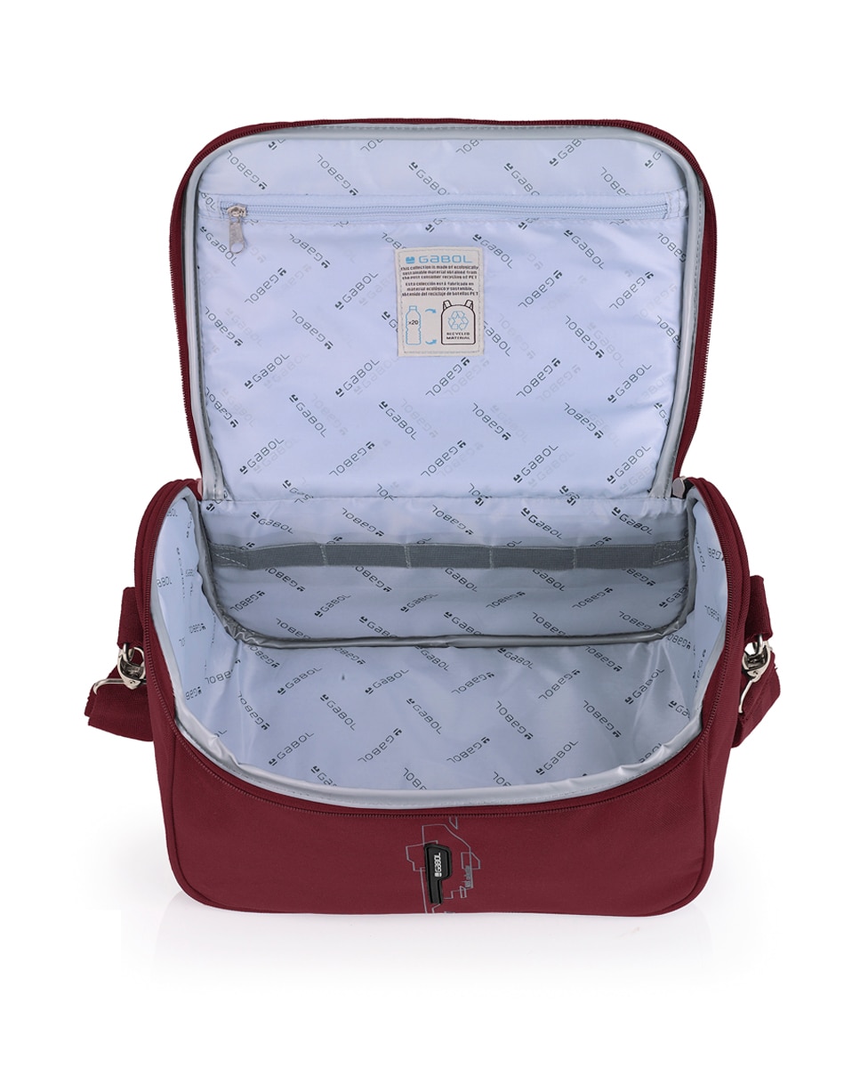 Necessaire Semirrígido Week Eco Bordeaux-4