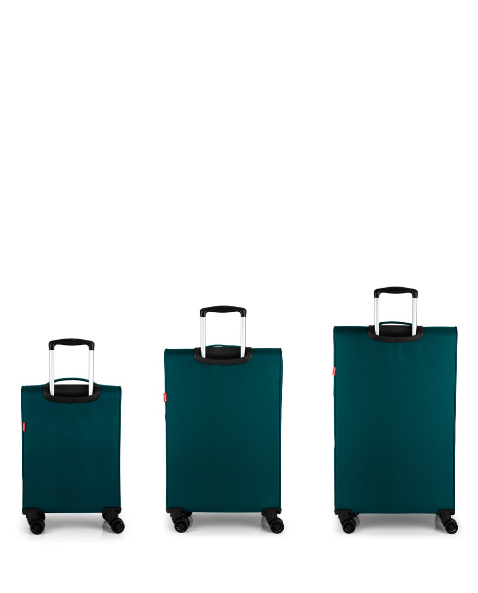 Conjunto de Malas (cabine, Média e Grande) Cloud Macias com Capacidade de 210 L Verde-azulado-3