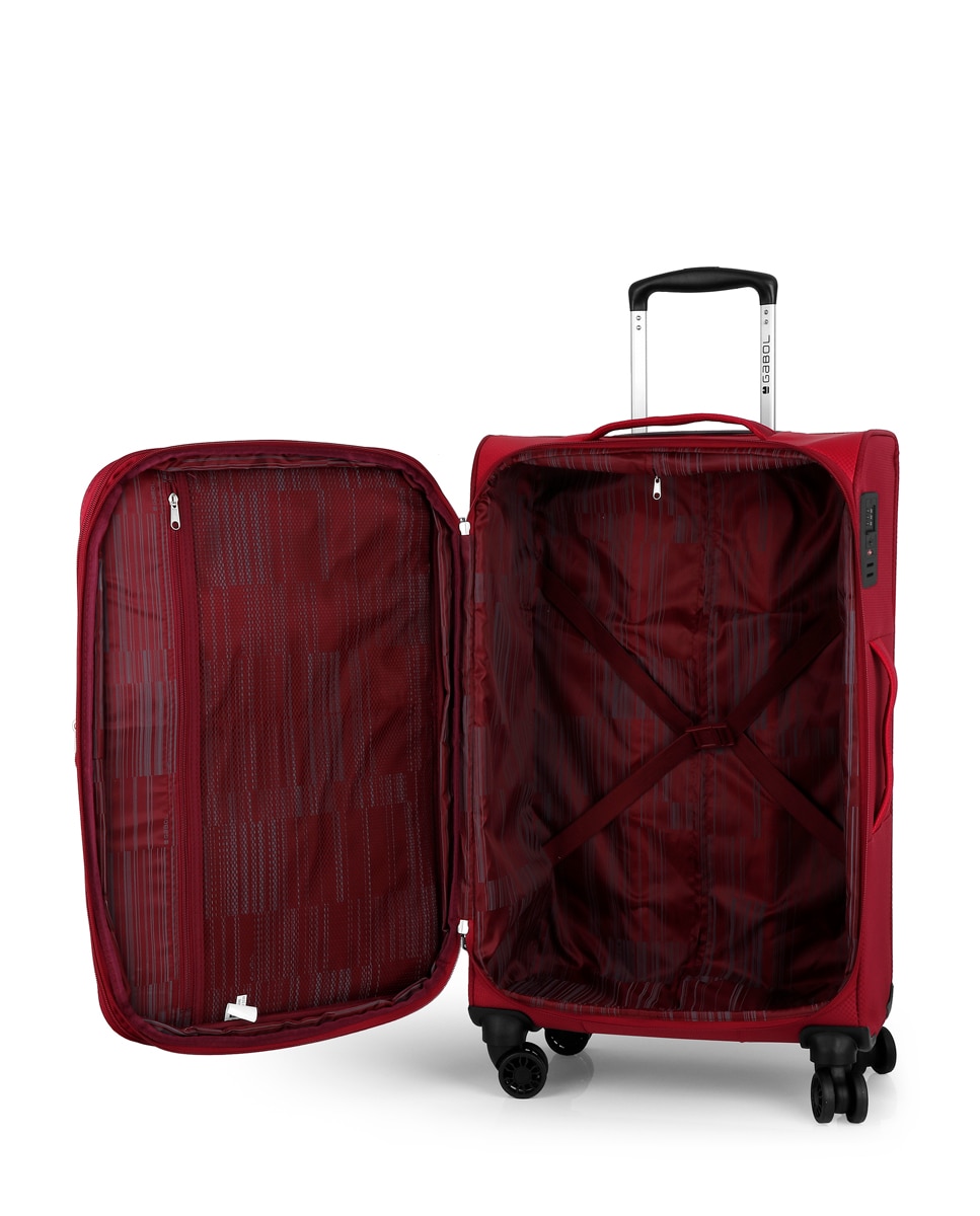 Conjunto de Malas (cabine e Média) Cloud Macias com Capacidade de 103 L Bordeaux-4