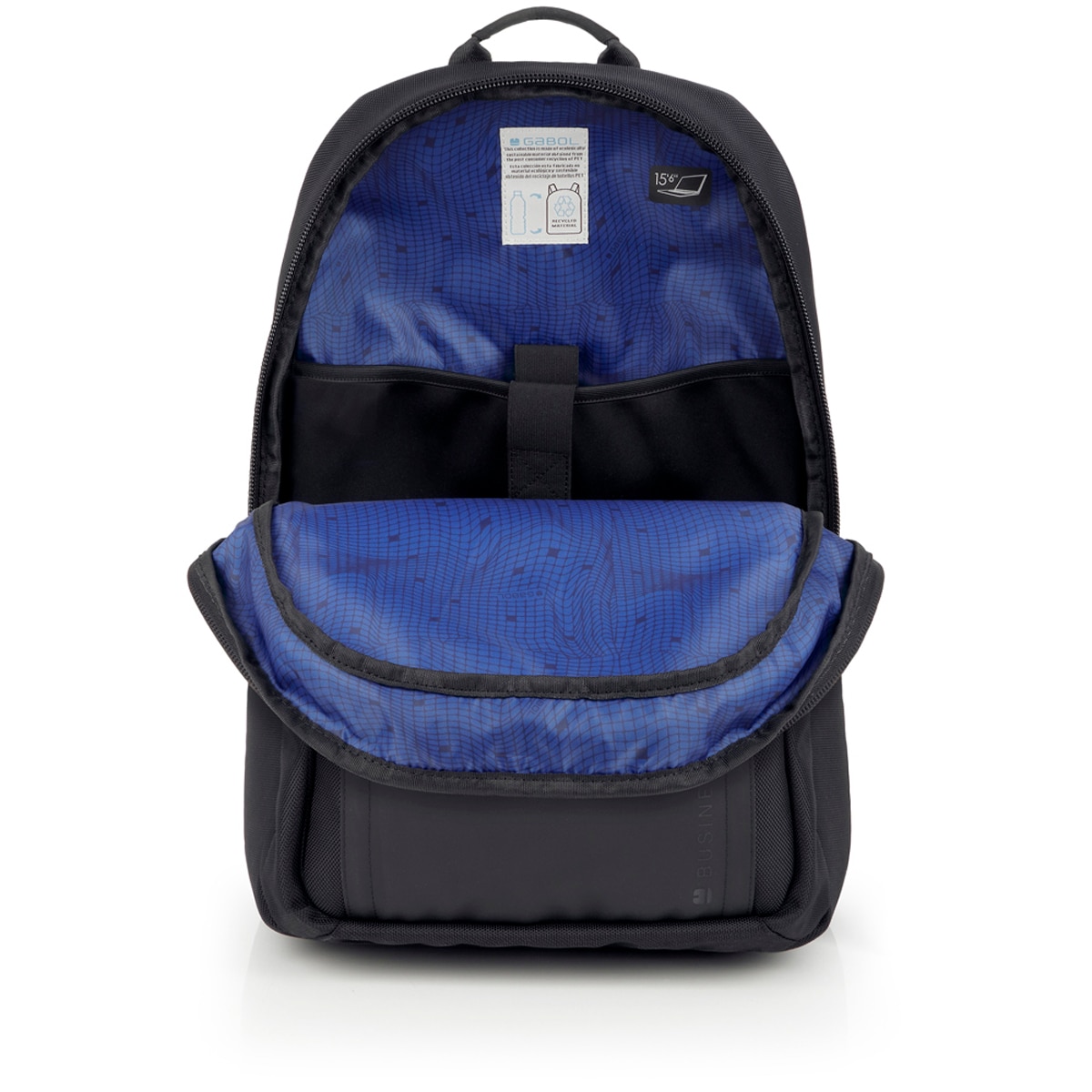 Mochila para Portátil Pixel em Material Reciclado e Resistente À Água Preto-4