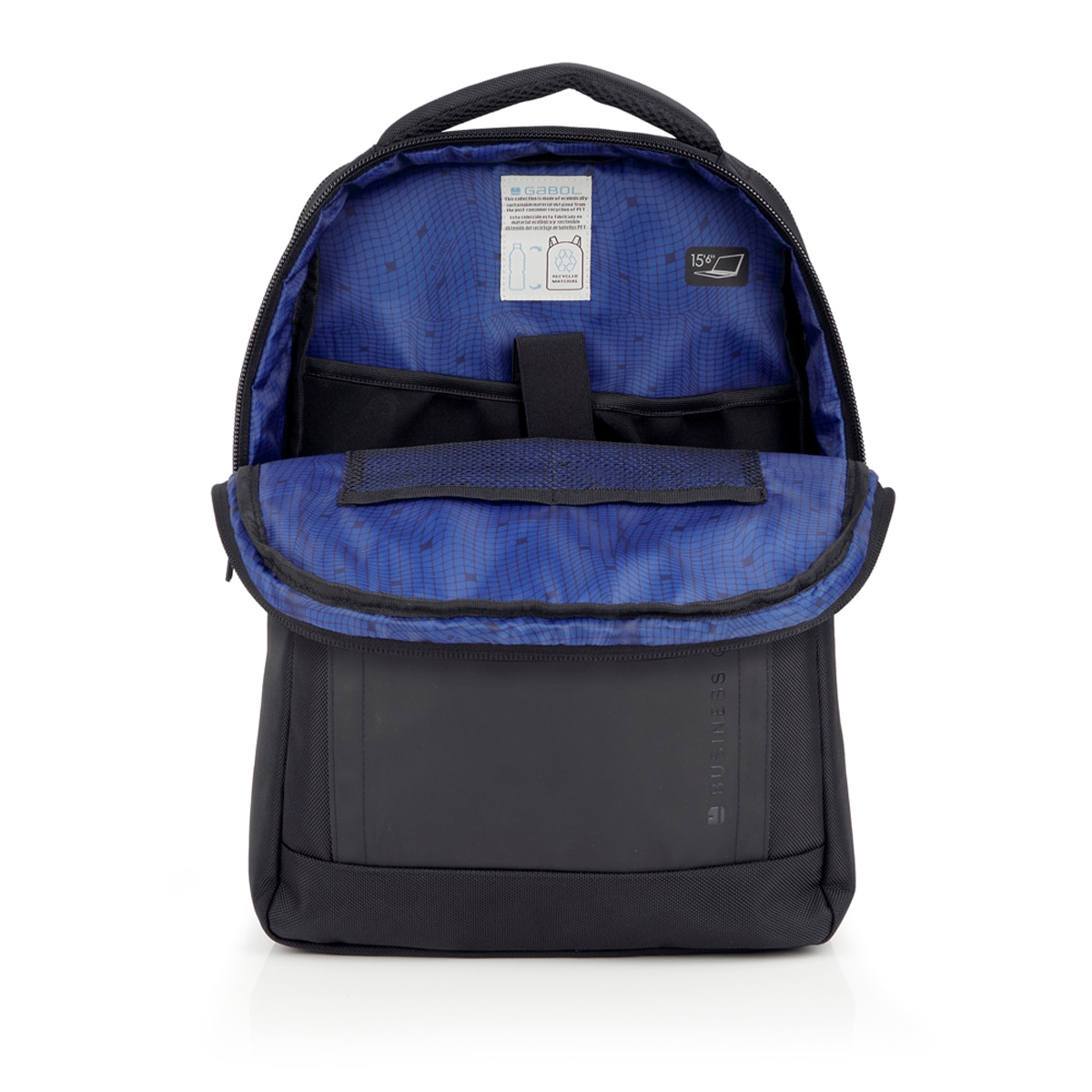 Mochila para Portátil Pixel em Material Reciclado e Resistente À Água Preto-4