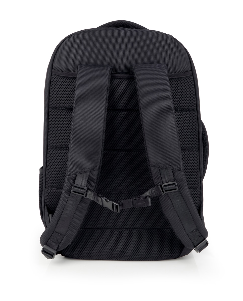 Mochila de Viagem Pixel com Material Reciclado Impermeável Preto-3