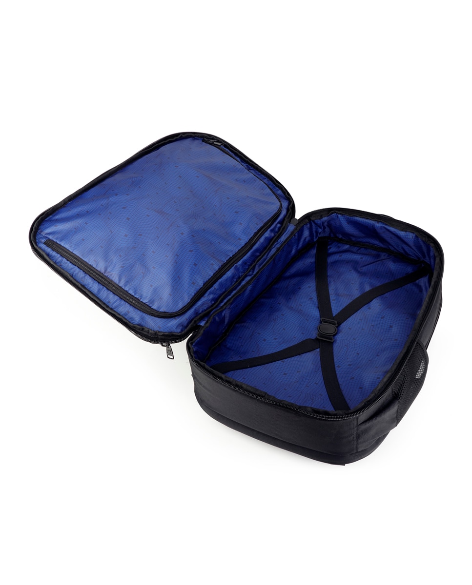 Mochila de Viagem Pixel com Material Reciclado Impermeável Preto-5