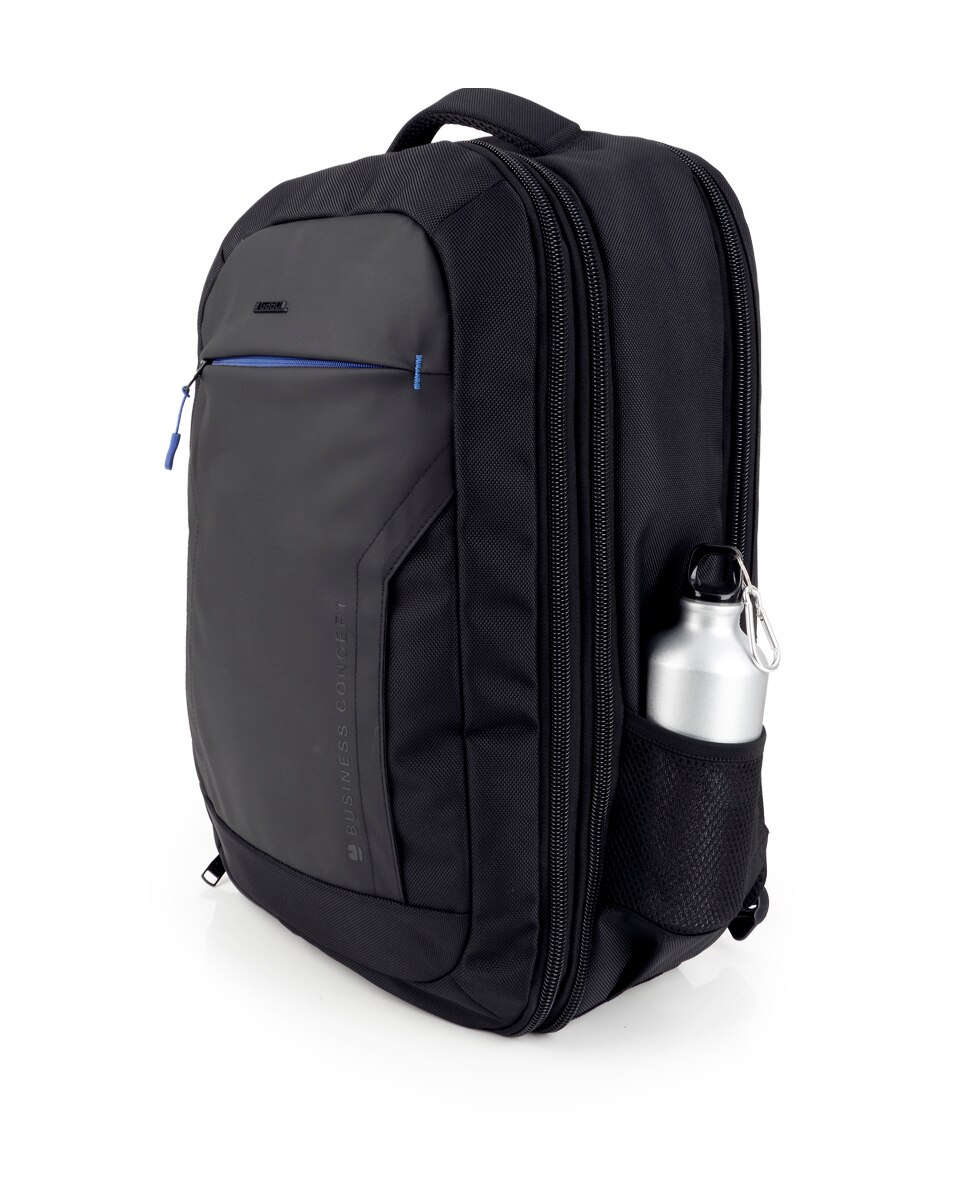 Mochila de Viagem Pixel com Material Reciclado Impermeável Preto-6