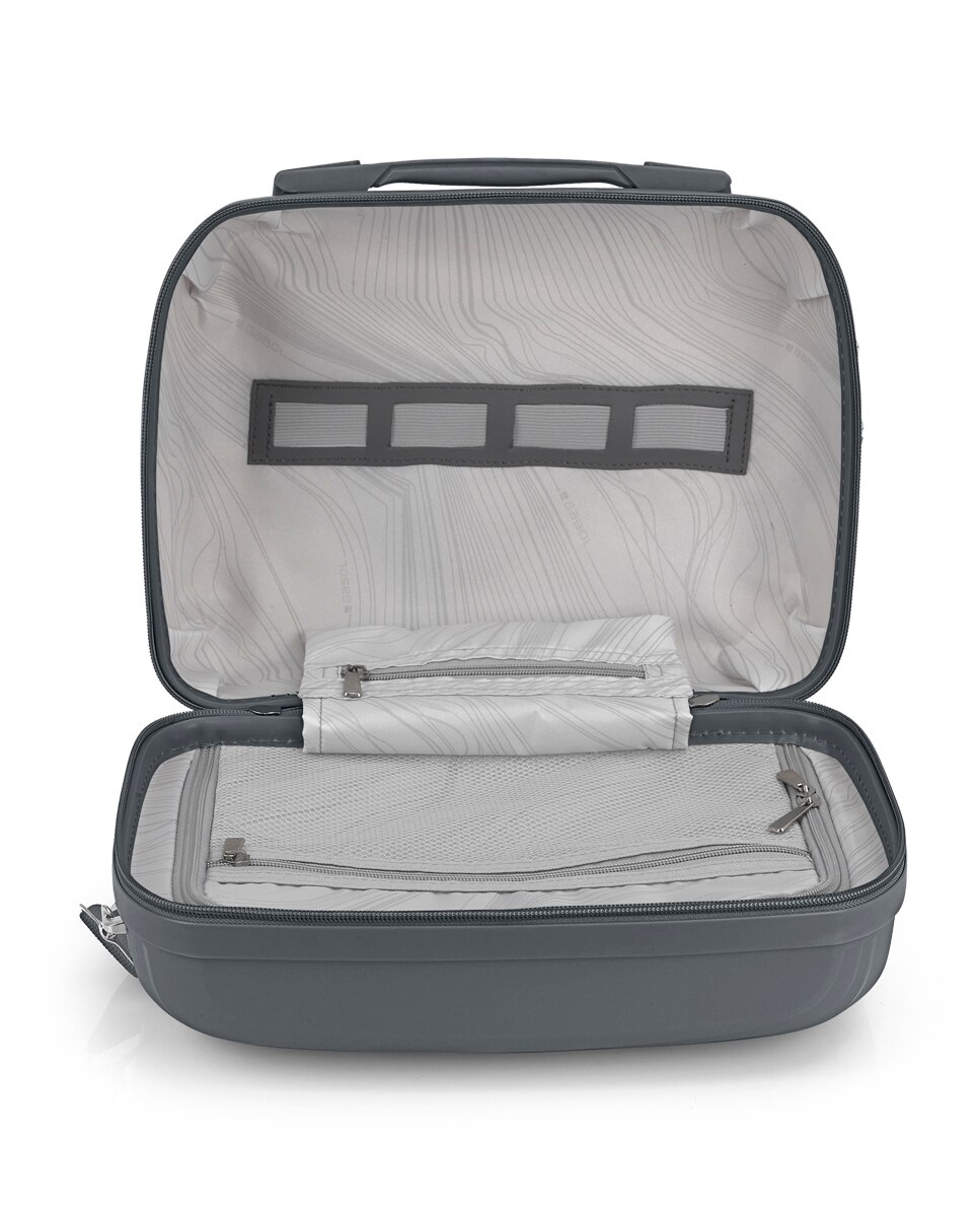 Necessaire Kiba Rígido com Capacidade de 13 L Cinzento-4