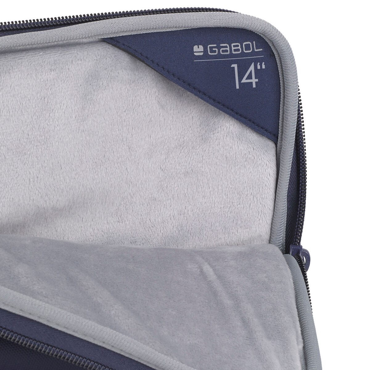Bolsa para Portátil Gabol Giga 14'' de Poliéster Resinado Azul-5