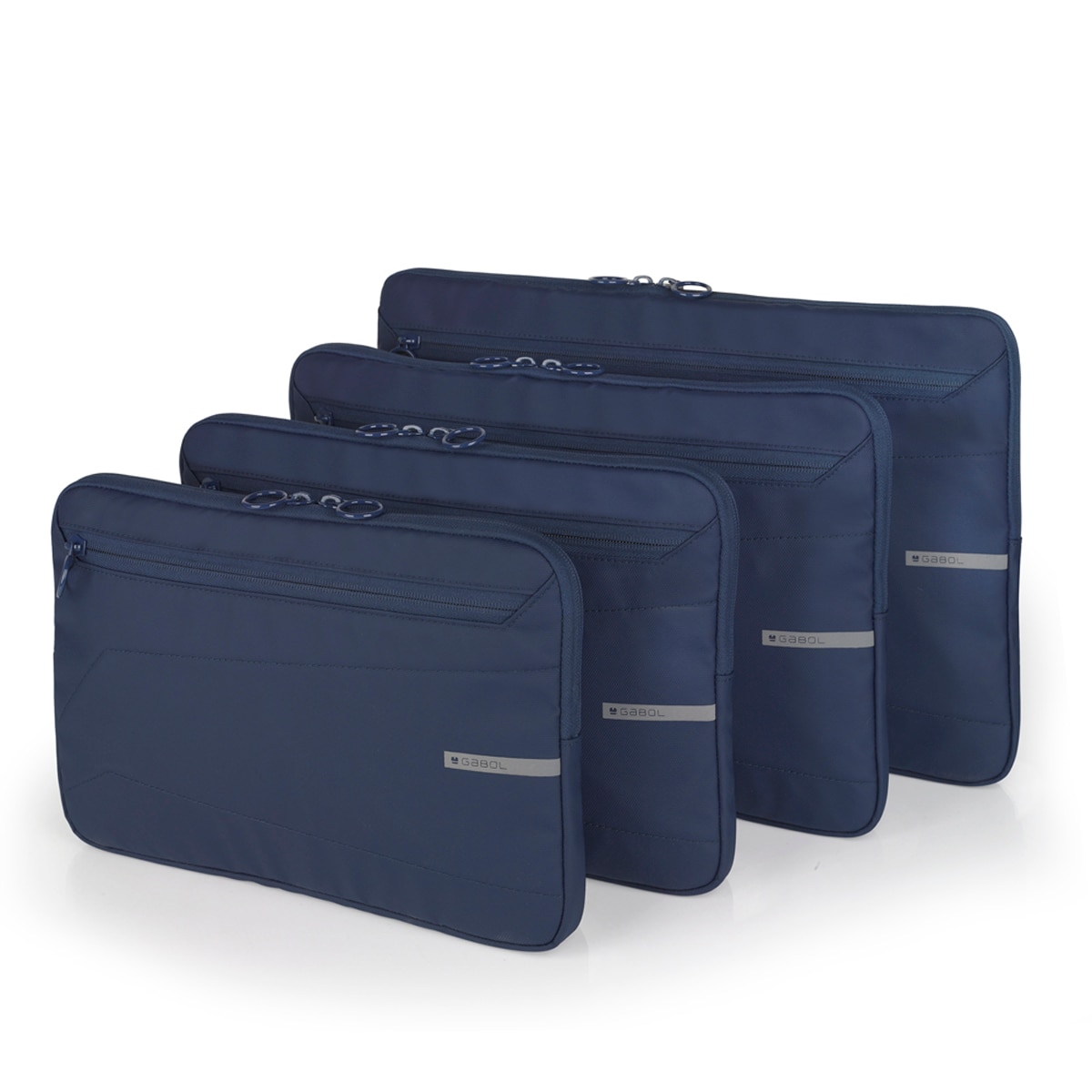 Funda para Computador Portátil Gabol Giga 17,3'' de Poliéster Resinado Azul-6