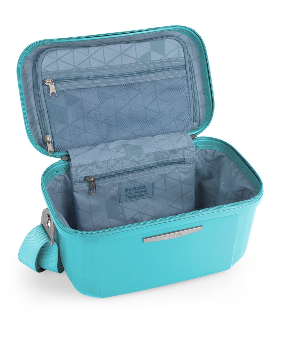 Necessaire Queens Rígido com Capacidade de 13 L Verde Água-4