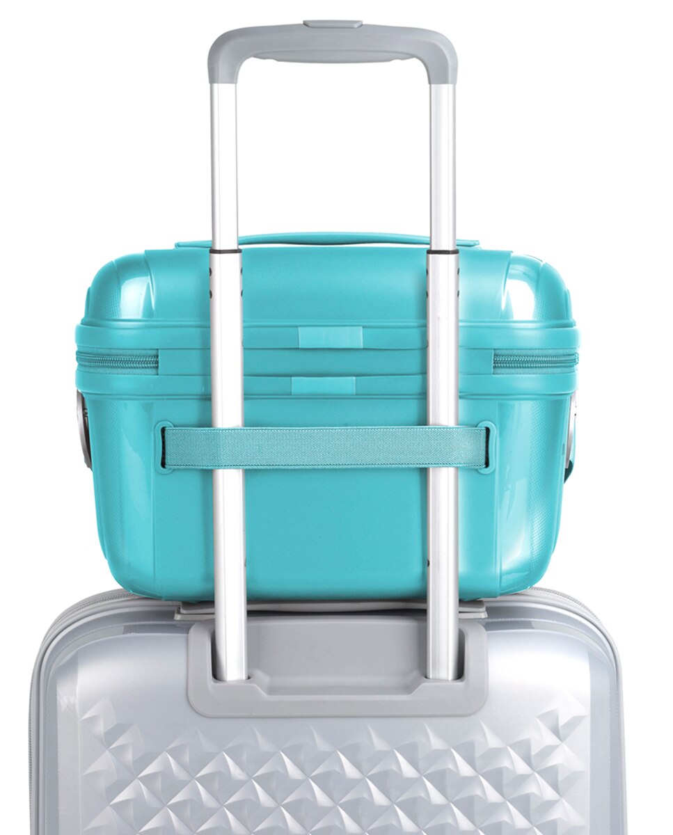 Necessaire Queens Rígido com Capacidade de 13 L Verde Água-5