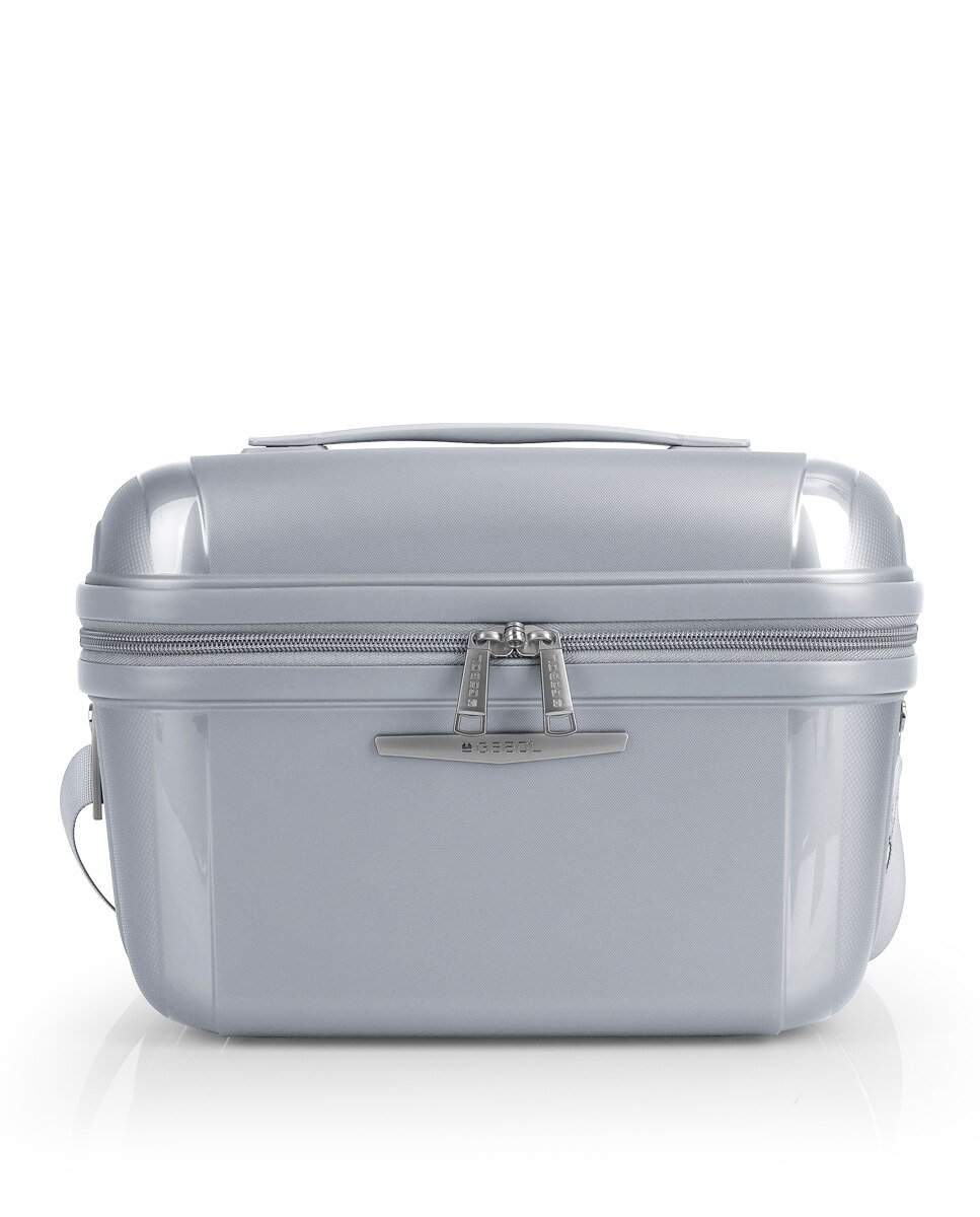 Conjunto de Malas (cabine, Média, Grande e Necessaire) Expansíveis Queens Rígidas com Capacidade Até 237,9 L Prata-6