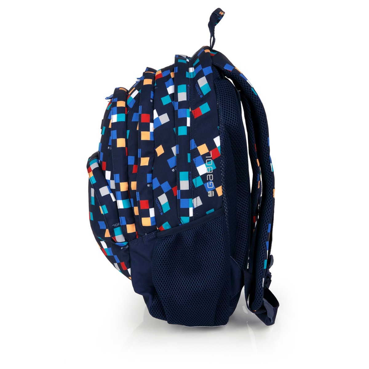 Mochila Gabol Cubik de Poliéster Resistente À Água Azul-marinho-2