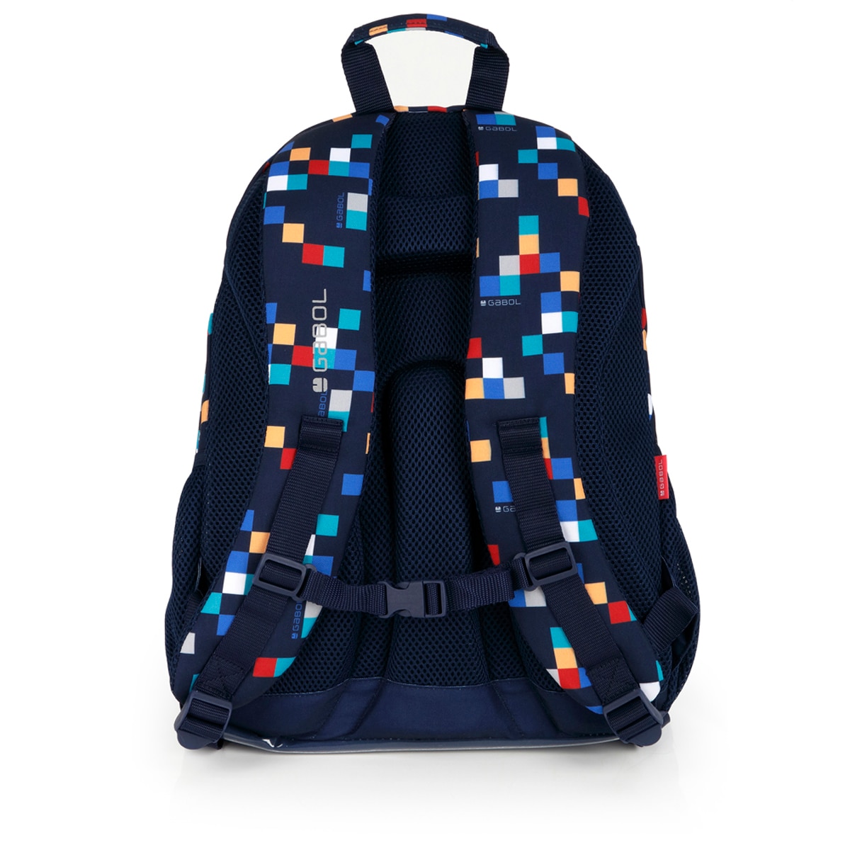 Mochila Gabol Cubik de Poliéster Resistente À Água Azul-marinho-3