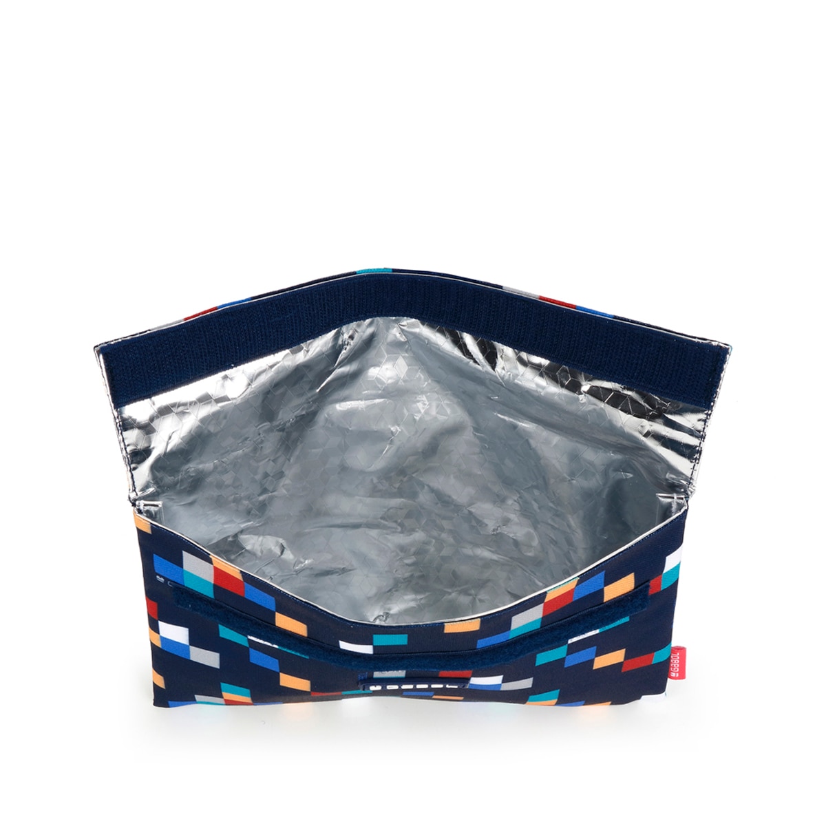 Bolsa de Sandes Térmica Cubik sem Bpa Resistente À Água Azul-marinho-4