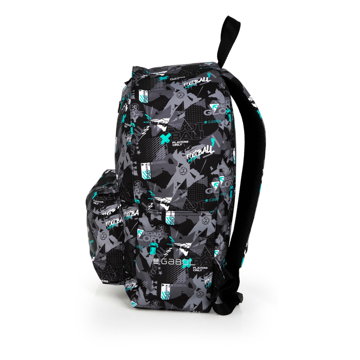 Mochila Gabol Score de Poliéster Resistente À Água Preto-2