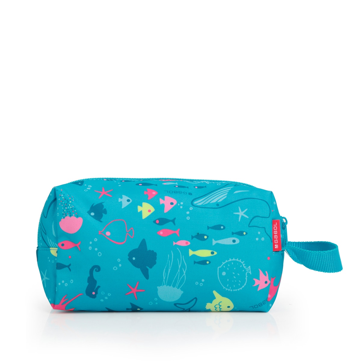 Estojo Necessaire Acqua de Poliéster Resistente À Água Turquesa-3