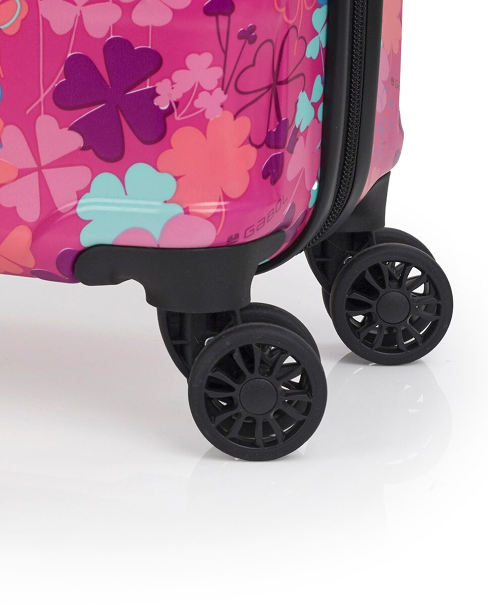Mala Média Clover Rígida com Capacidade de 65 L Rosa-5