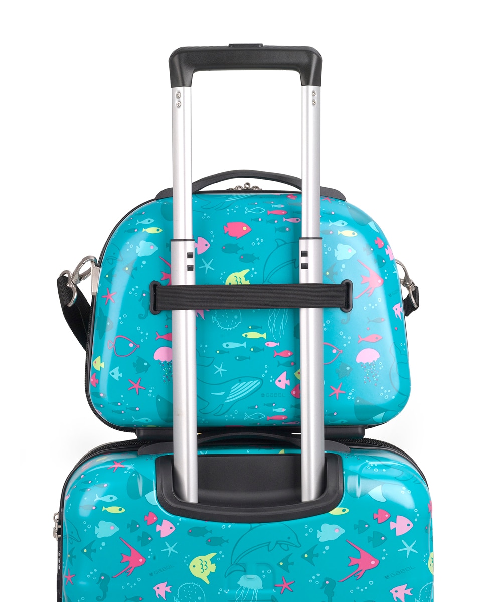 Necessaire Acqua Rígido com Capacidade de 14l Turquesa-5