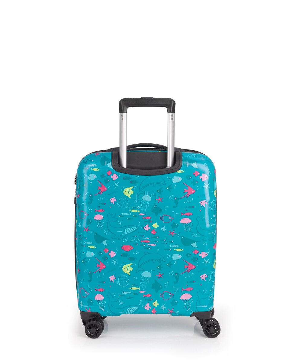 Mala de Cabine Acqua Rígida com Capacidade de 37 L Turquesa-3