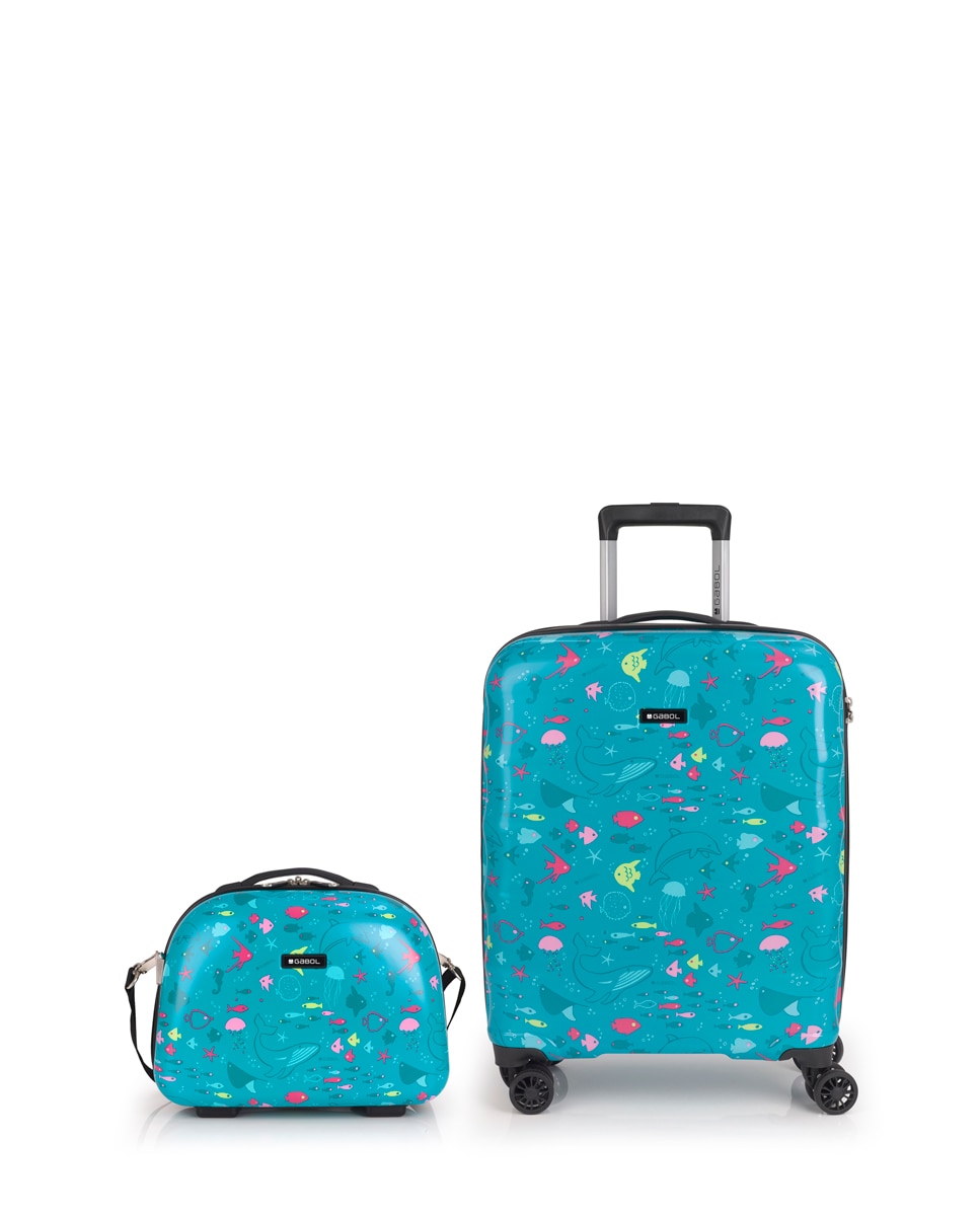 Imagem 0 de Conjunto de Malas de Cabine e Necessaire Acqua Rígidas com Capacidade de 51 L