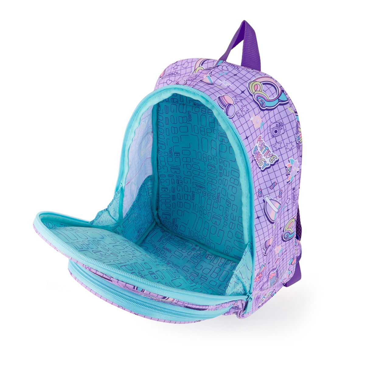 Mochila Gabol Funny de Poliéster Resistente À Água Lilás-4