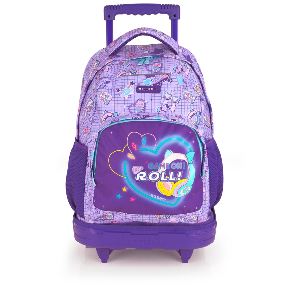 Imagem 0 de Mochila com Rodas Desmontável Gabol Funny de Poliéster Resistente À Água