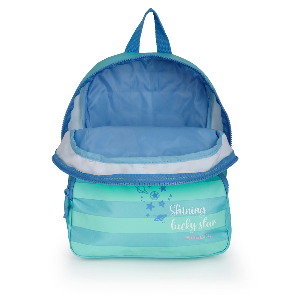 Mochila Infantil Gabol Sky Start de Poliéster Resistente À Água Verde-4
