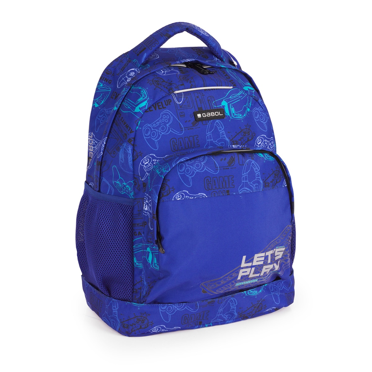 Mochila com Rodas Desmontável Gabol Gaming de Poliéster Resistente À Água Azul-4