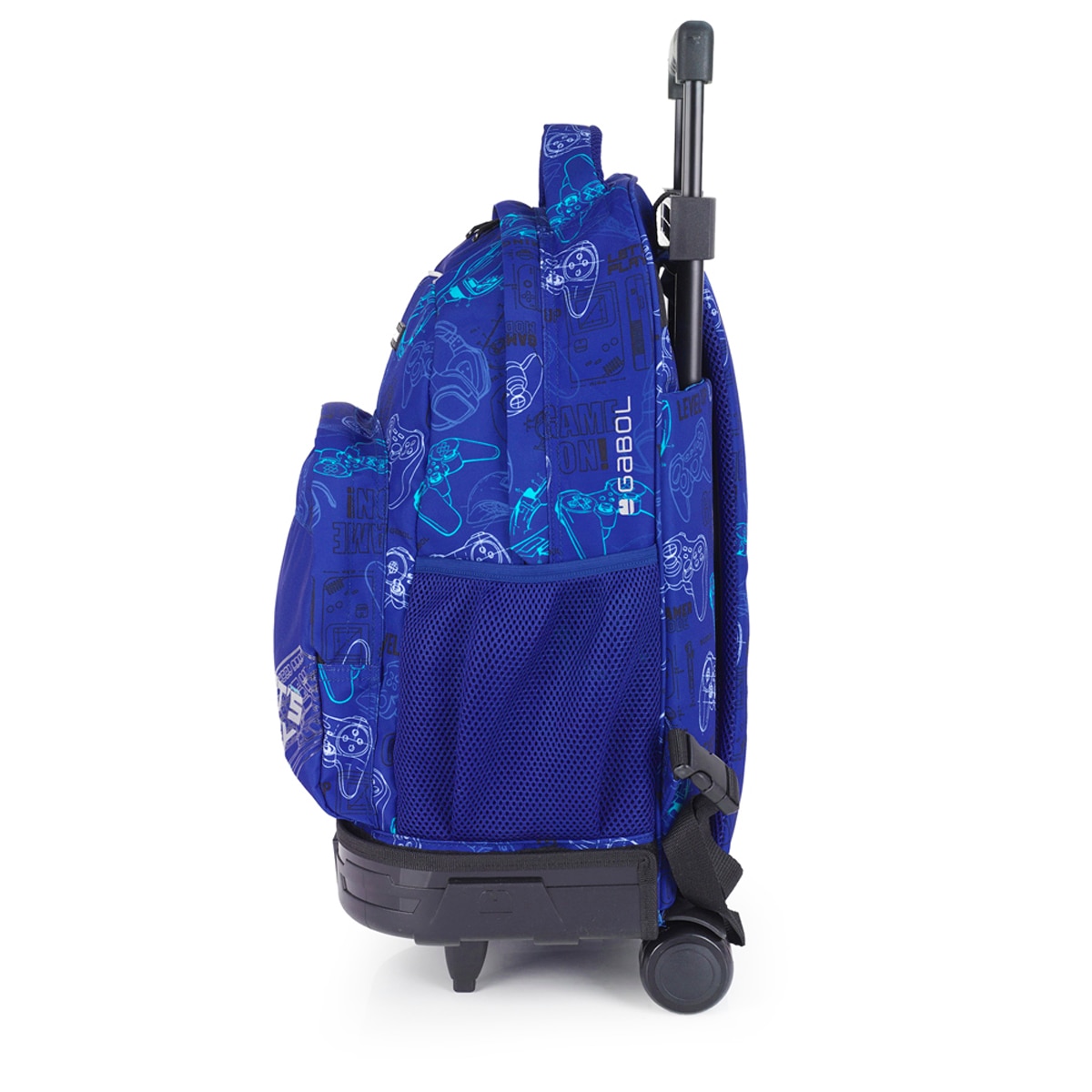 Mochila com Rodas Desmontável Gabol Gaming de Poliéster Resistente À Água Azul-6