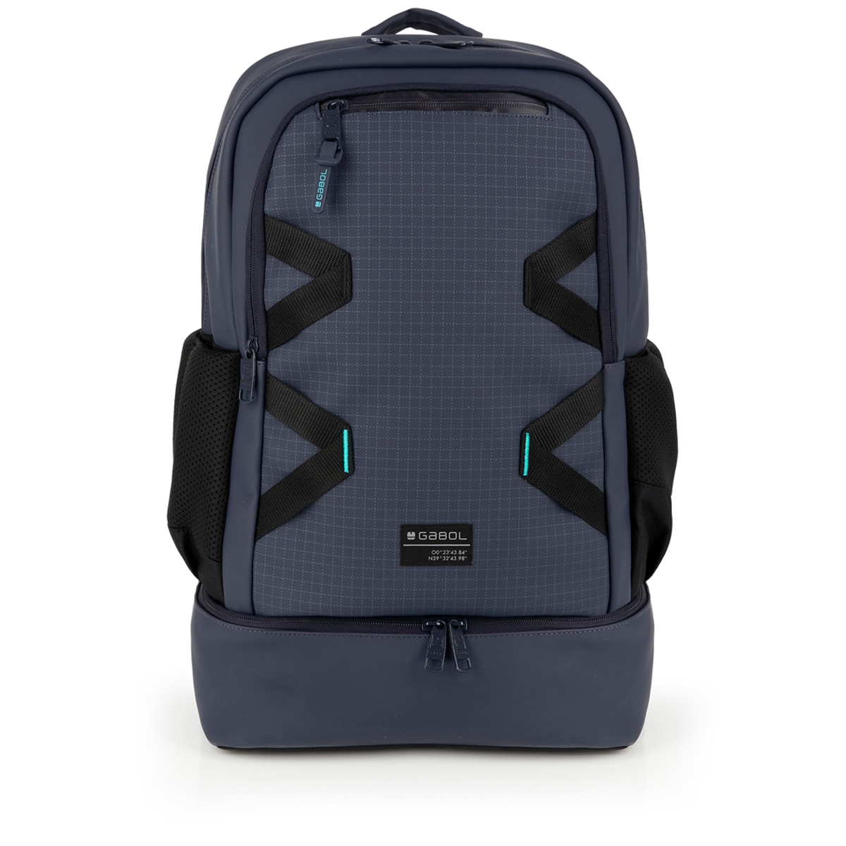 Mochila de Dois Compartimentos Lion com Reflector Azul-marinho-1