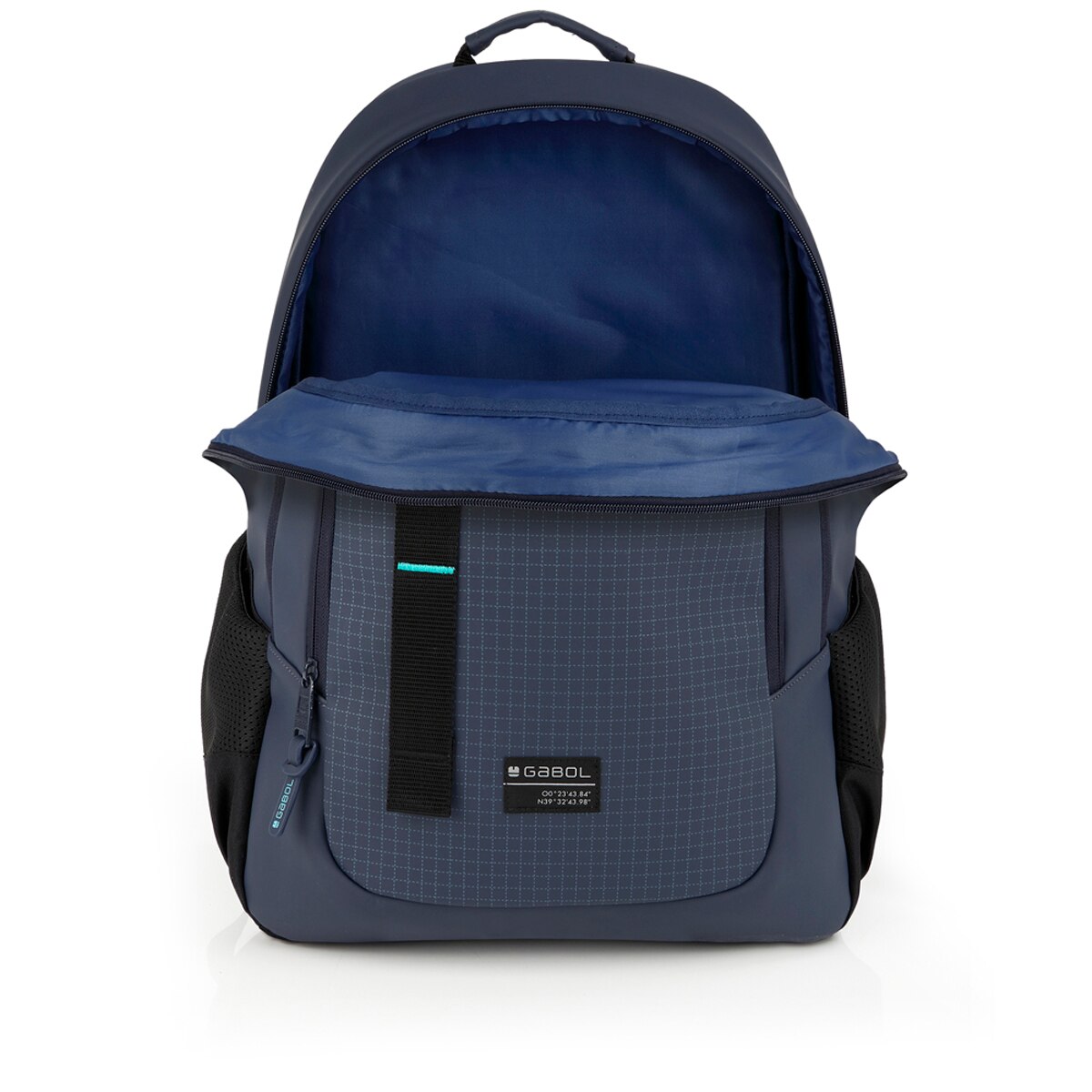 Mochila de Dois Compartimentos Lion com Reflector Azul-marinho-4