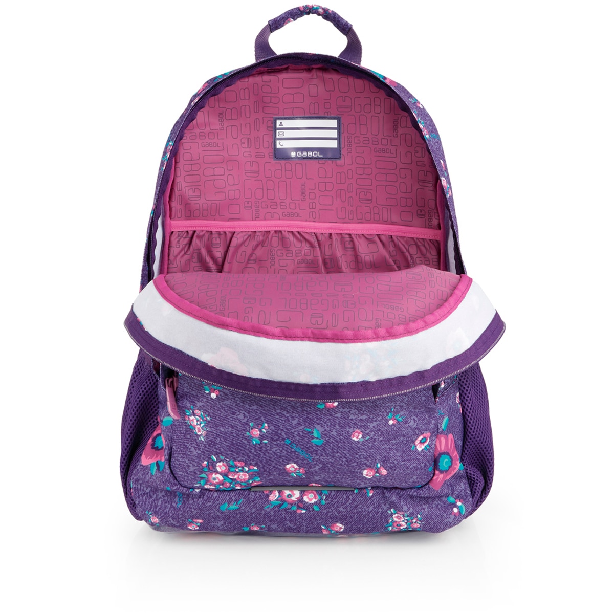Mochila Gabol Lily de Poliéster Resistente À Água Roxo-4