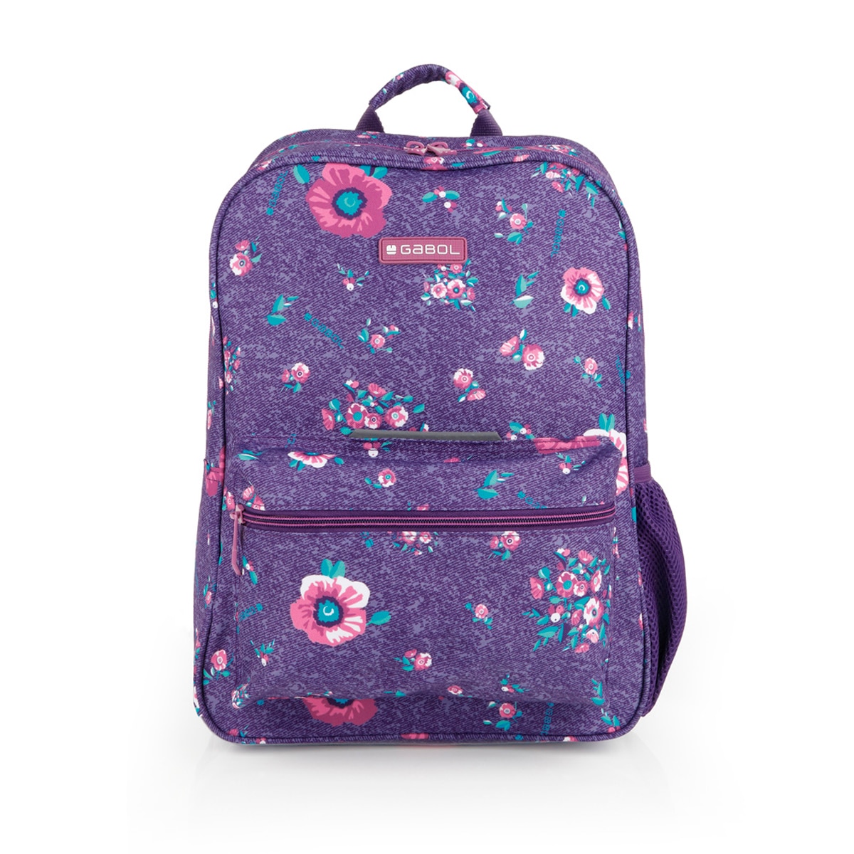 Mochila Adaptável a Carro Gabol Lily de Poliéster Resistente À Água Roxo-1