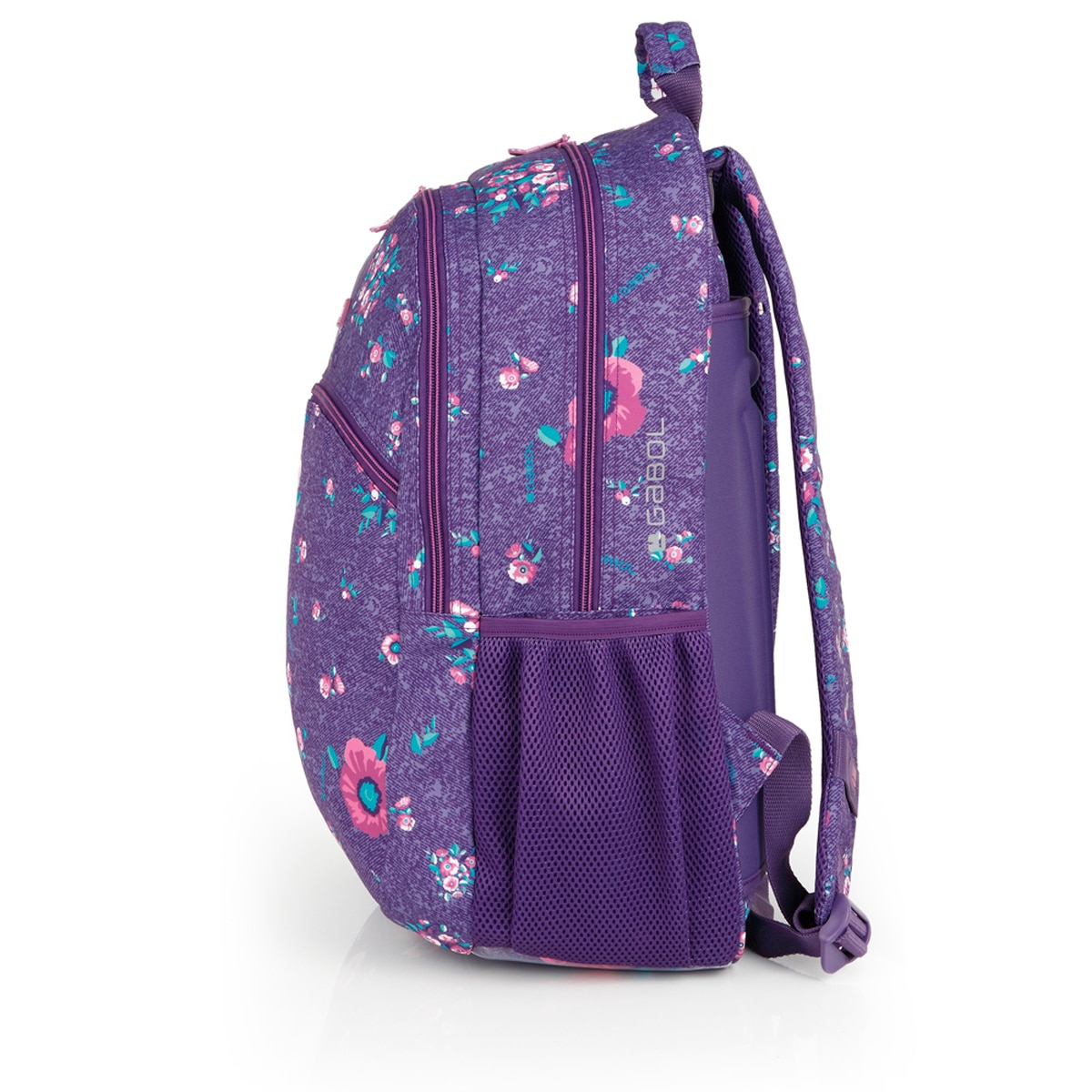 Mochila Adaptável a Carro Gabol Lily de Poliéster Resistente À Água Roxo-2