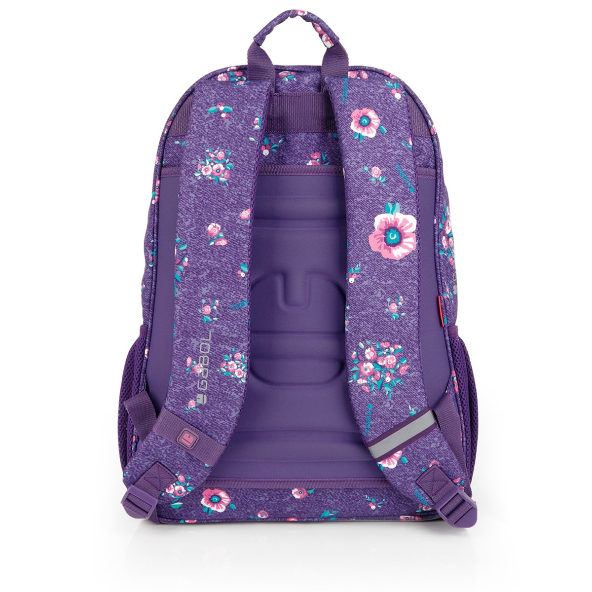Mochila Adaptável a Carro Gabol Lily de Poliéster Resistente À Água Roxo-3