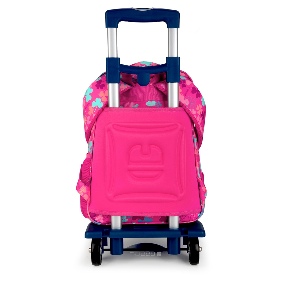 Mochila Adaptável a Carro Gabol Clover de Poliéster Resistente À Água Rosa-5