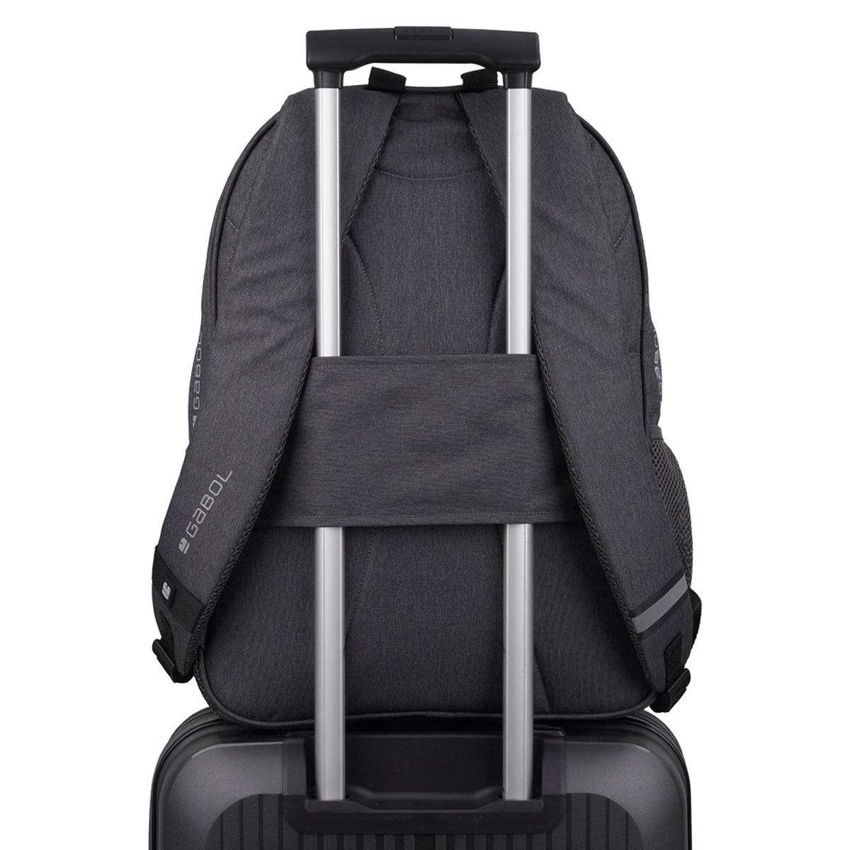 Mochila Adaptável a Carro Gabol Wolf Resistente À Água e Capa Portátil 15,6'' Cinzento-5